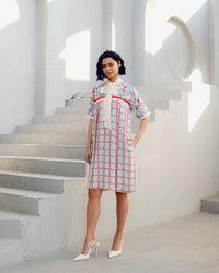 White illusion dress | Pooja Rajgarhia Gupta