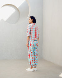 White print play track suit | Pooja Rajgarhia Gupta