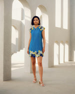 Blue caroline power dress | Pooja Rajgarhia Gupta
