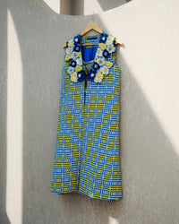 Blue fleur jacket set | Pooja Rajgarhia Gupta