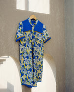 Blue print play shirt dress | Pooja Rajgarhia Gupta