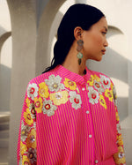 Pink chloe kimono shirt | Pooja Rajgarhia Gupta