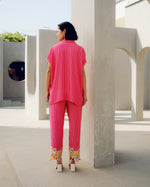 Pink chloe pants | Pooja Rajgarhia Gupta