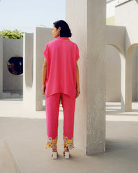 Pink chloe pants | Pooja Rajgarhia Gupta