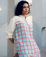 White illusion lace shirt | Pooja Rajgarhia Gupta