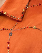 Raha Burnt Orange Shisha Shirt | AMBR