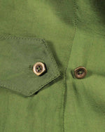 Rhea Olive Green Satin Dress | AMBR