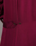 Rhea Plum Satin Dress | AMBR