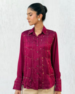 Kalari Plum Shirt | AMBR