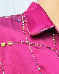 Kalari Plum Shirt | AMBR