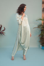 Saba Green Kurta Set with Pant | Prahnaaya