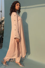 Saba Pink Kurta Set with Pant and Dupatta | Prahnaaya