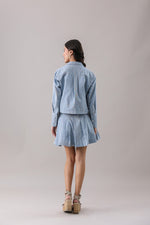 Box-Core Shirt and pleated mini set | Why Look West