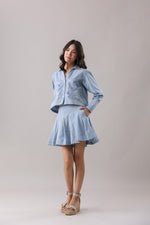 Box-Core Shirt and pleated mini set | Why Look West
