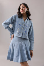 Box-Core Shirt and pleated mini set | Why Look West