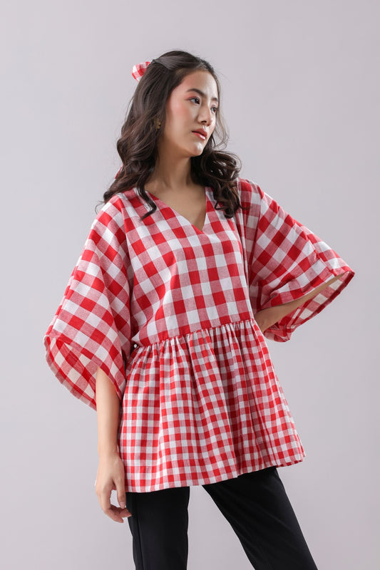 Gingham Kimono Top | Why Look West