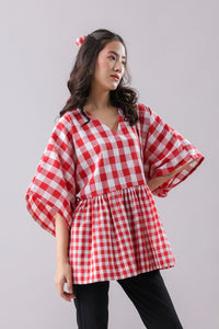 Gingham Kimono Top | Why Look West