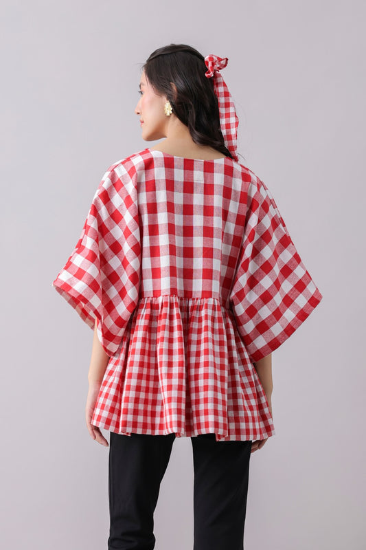 Gingham Kimono Top | Why Look West