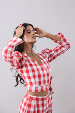 Gingham Crop Top | Why Look West