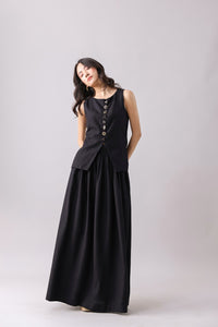 Raven Waistcoat Skirt Set | Why Look West