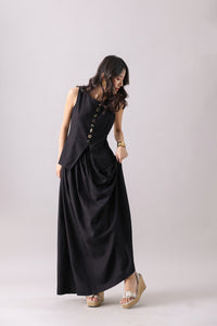 Raven Waistcoat Skirt Set | Why Look West