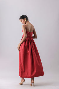 Rust Ruched Maxi | Why Look West