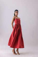 Rust Ruched Maxi | Why Look West