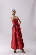 Rust Ruched Maxi | Why Look West