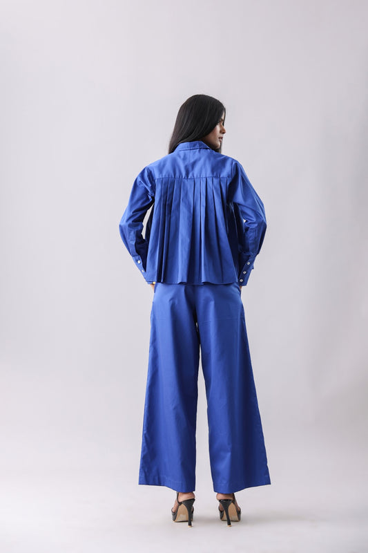 Blueming Pleated Shirt and Pants Set | Why Look West