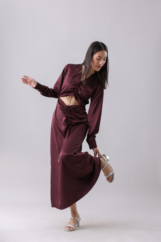 Merlot Cut-out Maxi | Why Look West