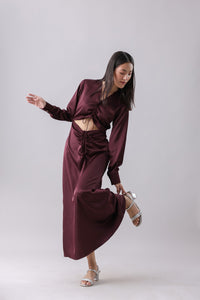 Merlot Cut-out Maxi | Why Look West