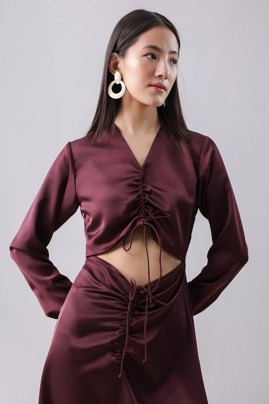 Merlot Cut-out Maxi | Why Look West
