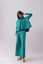 Emrald Pleated Shirt and Pants Set | Why Look West