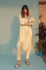 Saba Yellow Kurta Set with Pant | Prahnaaya
