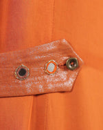 Saya Burnt Orange Applique Dress | AMBR