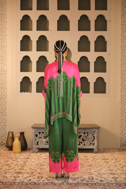 Green Co-ord Set | Blooming Threads