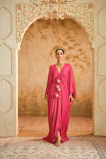 Hot Pink Kaftan | Blooming Threads