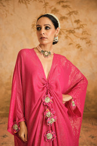 Hot Pink Kaftan | Blooming Threads