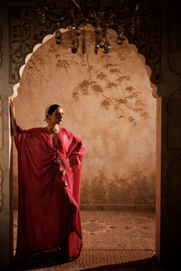 Hot Pink Kaftan | Blooming Threads
