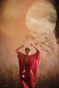 Hot Pink Kaftan | Blooming Threads
