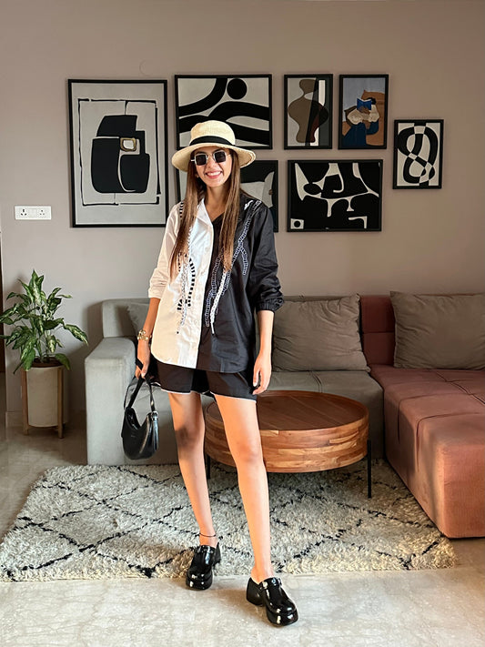 Split Persona Classic Shirt/Co-ord Set | Puja Agarwal