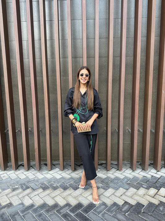Neon Thread Theory Shirt/Co-ord Set | Puja Agarwal