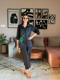 Neon Thread Theory Shirt/Co-ord Set | Puja Agarwal