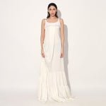 Ingrid tiered gown - White | Linetribe