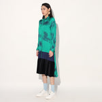 Solaris tie dye shirtdress - Green | Linetribe