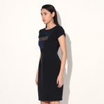 Orion quilted dress - Black | Linetribe