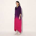 Kyuka ombre long tunic - Pink Purple | Linetribe