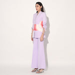 Dawn ruched pantsuit - Lavender | Linetribe
