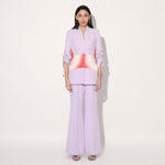 Dawn ruched pantsuit - Lavender | Linetribe