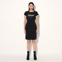 Orion quilted dress - Black | Linetribe